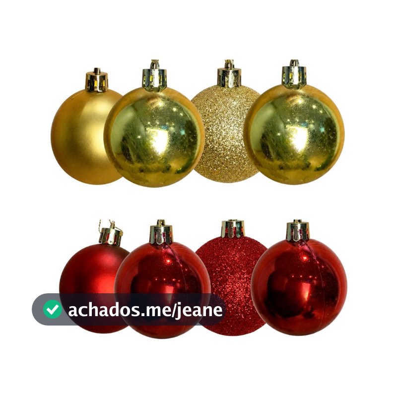 Bolinhas De Natal Lisa Enfeite Para Arvore Decoração