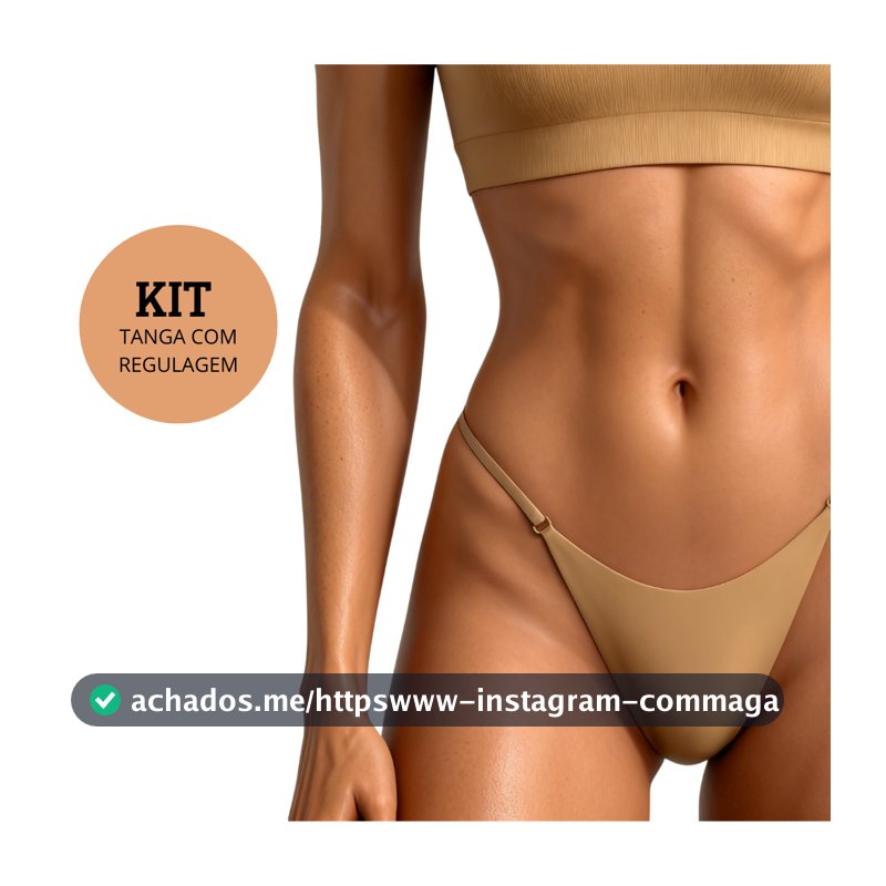 Kit Calcinha Corte A Laser Com Regulagem Tanga Sem Costura Fio Dental Poliamida Não Marca Lingerie