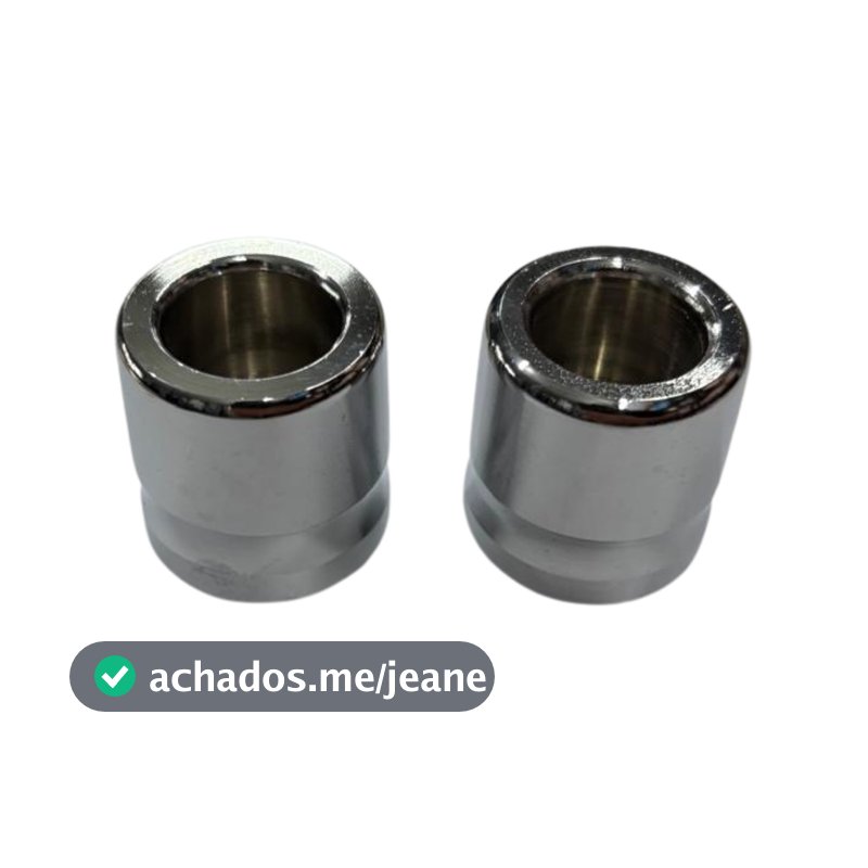 Par Pesinho Peso Titan 160 150 125 Modelo Bmw S1000rr Cromado C/ Parafusos