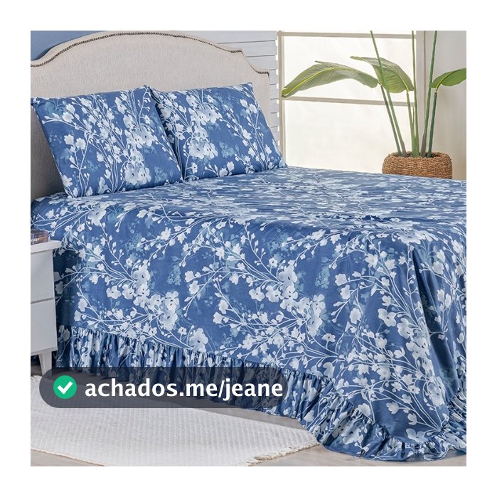 Kit Colcha Cobre Leito Queen 400 Fios Toque Macio 3 Peças com Porta Travesseiro