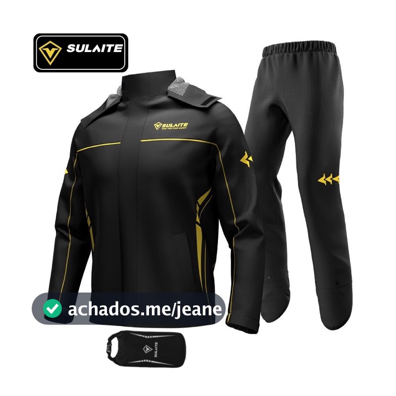 [atualização]Calça de chuva capa de chuva para motocicleta terno impermeável à prova de chuva para homens e mulheres