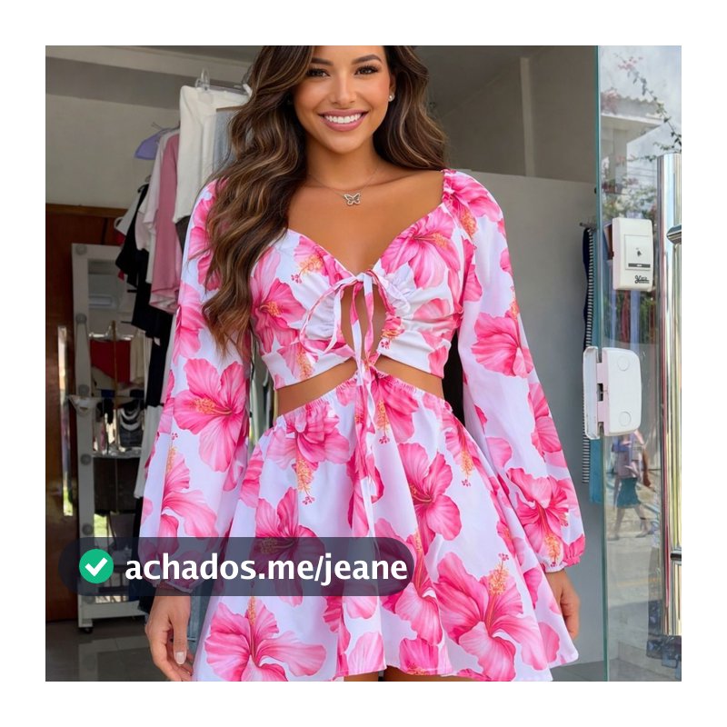 Macaquinho Feminino Crepe Estampado Lançamento Tendência Com Short Por Baixo Sem Bojo