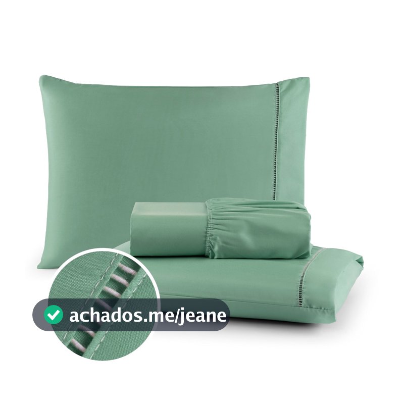 Kit Lencol Jogo de Cama Berço Solteiro Casal Queen King 400 fios Toque Macio com Ponto Palito
