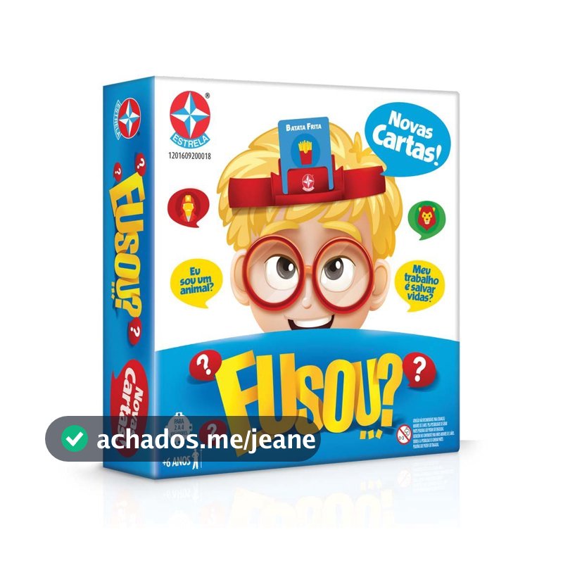 Jogo Infantil Para Criancas Eu Sou ? Brinquedo - Estrela