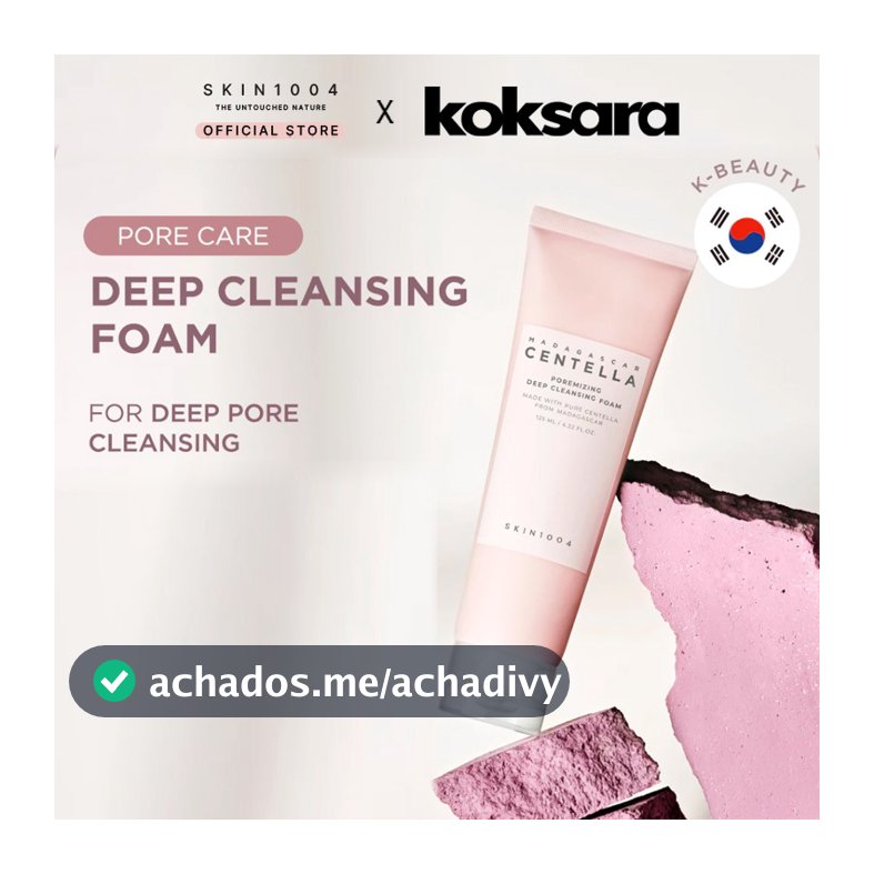 [Oficial] Skin1004 Madagascar Centella Poreizing Espuma De Limpeza Profunda 125g