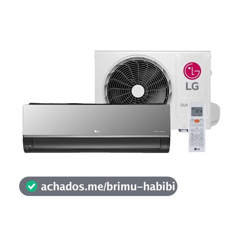 Ar-Condicionado LG DUAL Inverter Voice +AI ARTCOOL  18.000 BTU Frio 220V - S3-Q18KLR1B