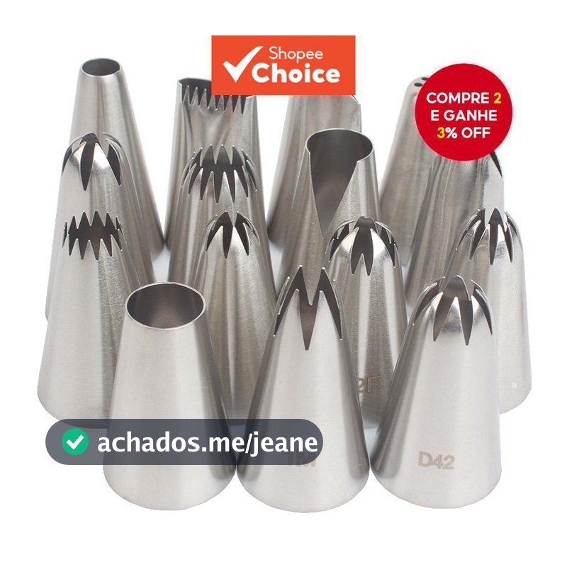 Conjunto De Pontas De Tubulação De Flores , 15 Peças De Ferramentas De Cozimento De Aço Inoxidável , Biscoitos , Cupcake