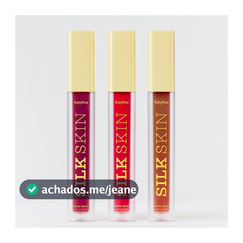 Batom Liquido Silk Skin Smooth Blur Ruby Rose 4ml