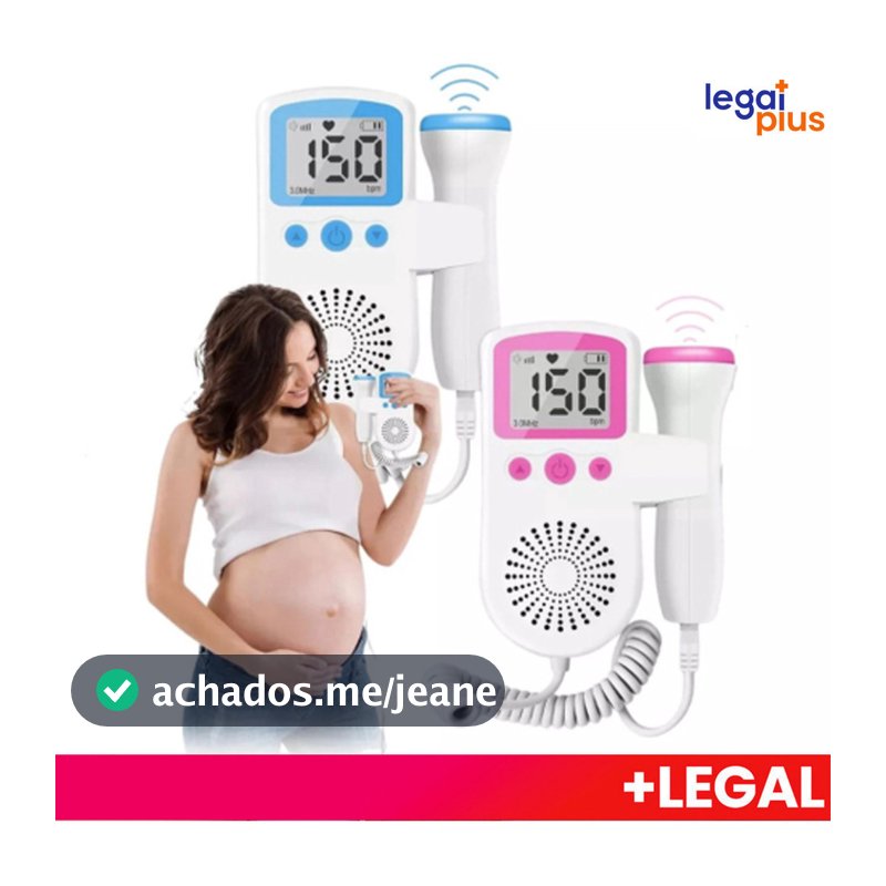 Monitor Fetal Doppler Ultrassom Ouça Batedores Bebe