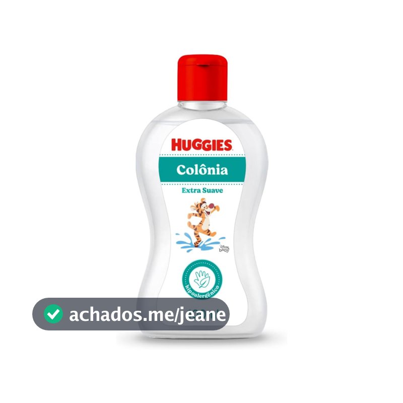 Colônia Infantil Huggies Extra Suave Com 100ml