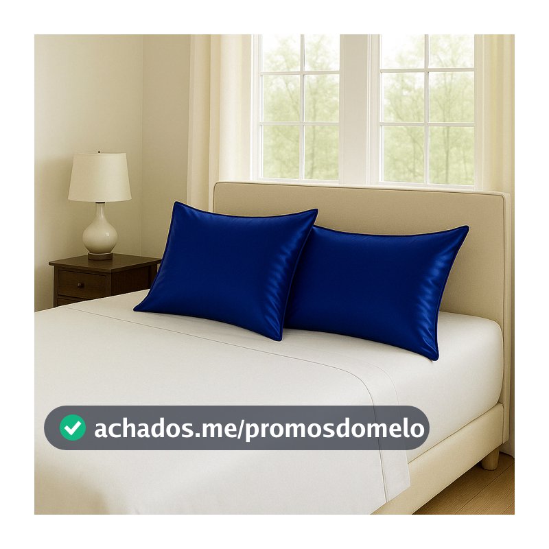 2 Fronhas Cetim Anti Frizz Super Brilho 50x70