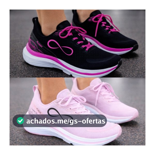 Kit 2 Pares Tênis Feminino Esportivo Caminhada Academia Envio Imediato