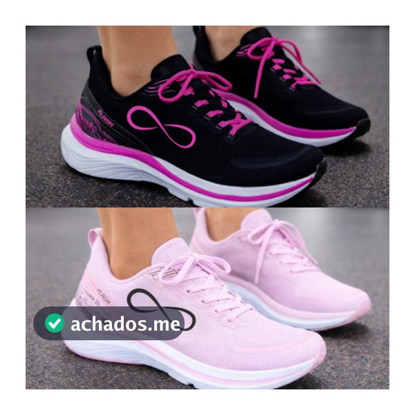 Kit 2 Pares Tênis Feminino Esportivo Caminhada Academia Envio Imediato