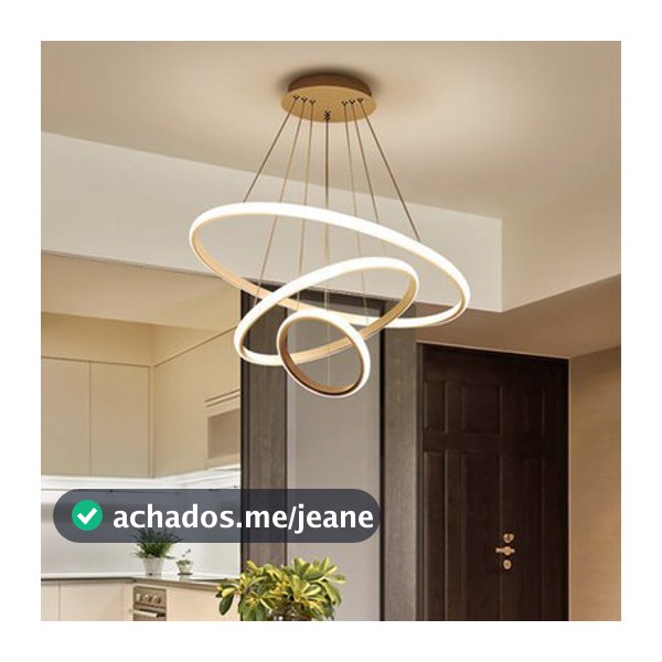 【TOP VENDAS】Lustre Escandinavo Com 3 Cores E 1 Luz De Teto Para Sala De Estar, Sala De Jantar E Bar Domésticos