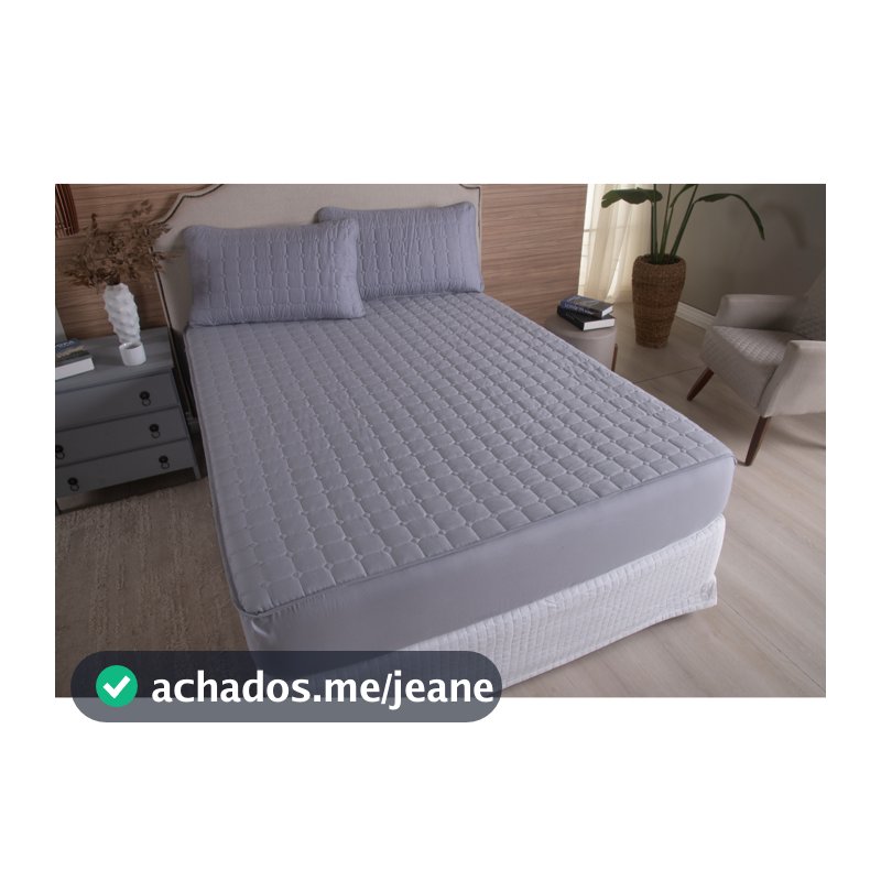 Lencol Impermeavel Matelado Com Elastico Em Toda Volta Casal Queen King e Solteiro Protetor