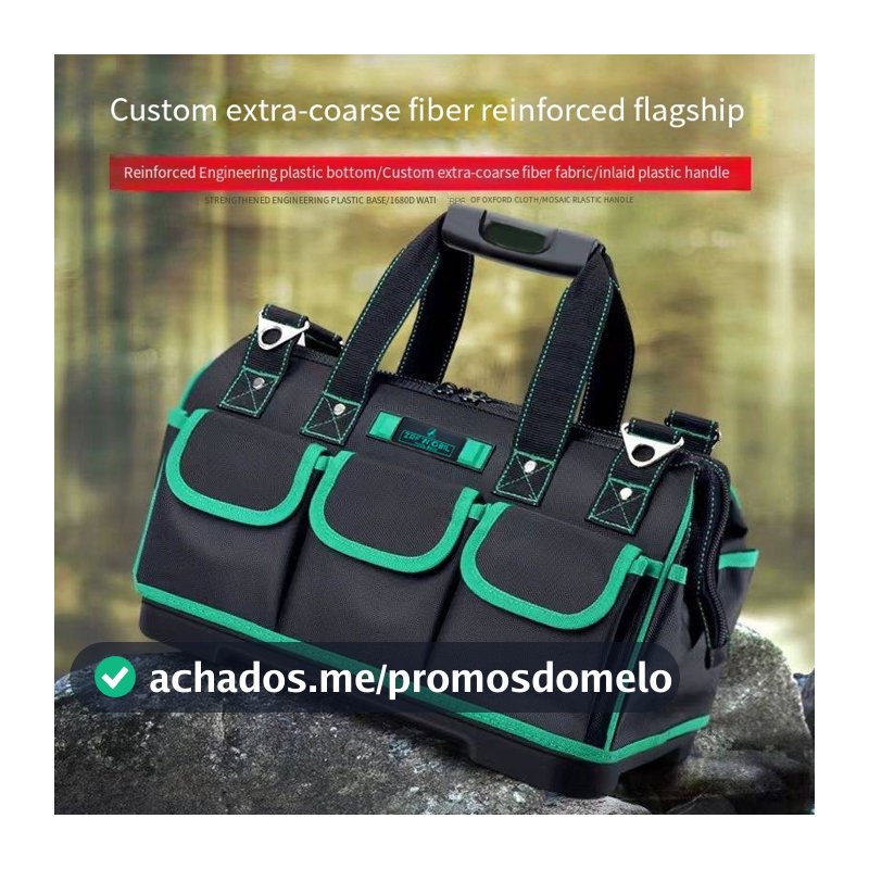Caixa de Ferramentas Eletricista Forte Durável Lona Engrossa Portátil Multi-funcional Manutenção Woodworking Tool Bolsa