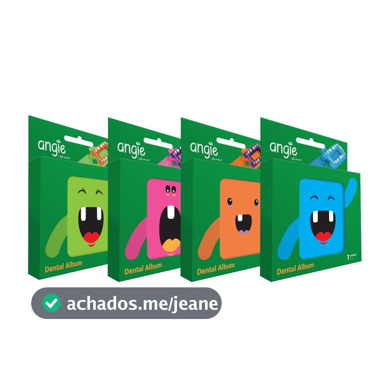 Porta Dente de Leite Álbum Dental - Angie
