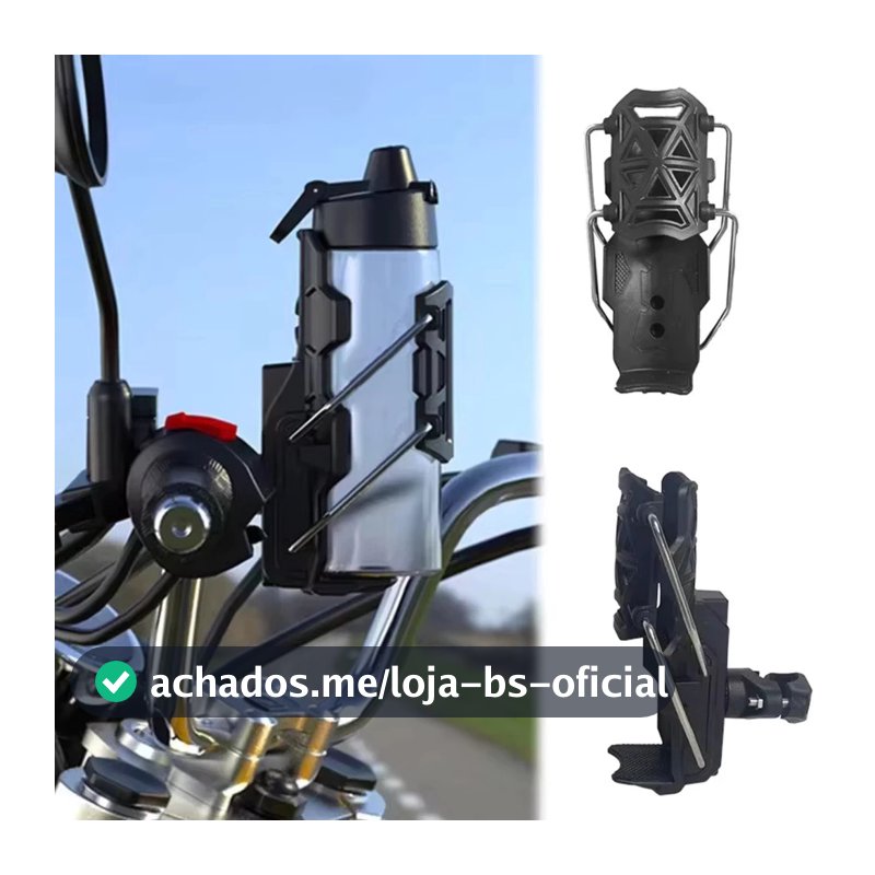Ajustável 360 ° Gaiola Para Garrafa De Água – Suporte Universal Bicicletas Elétricas E Motocicletas