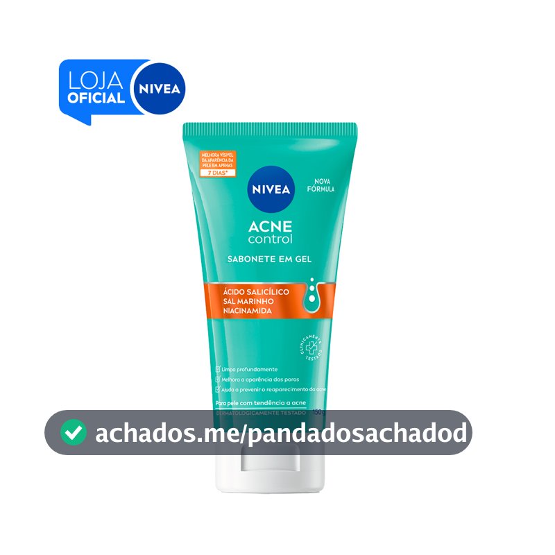 NIVEA Sabonete Facial em Gel Acne Control 150g
