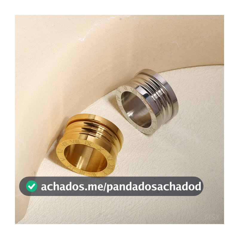 Anel de aço de titânio exclusivo não desbotado feminino masculino anel jóias PVD retenção de cor galvanoplastia anel de