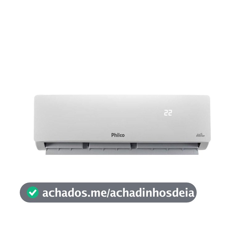 Ar Condicionado Philco 12000 BTUs Philco PAC12FC -Split, Eco Inverter, Frio, Interno+Externo, 220V