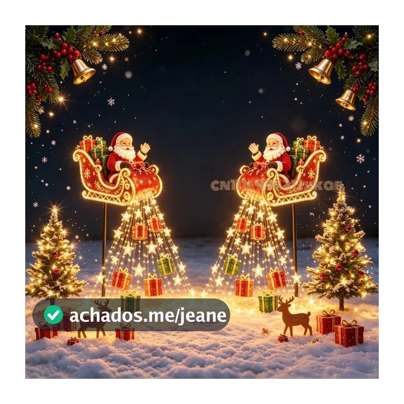Boneco De Neve De Natal MagicFountain Garden Light , Snowbonestarlight Cascade , Lâmpada Suspensa Em Forma De Perfeita