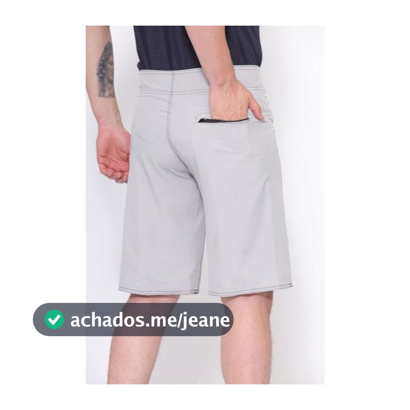Bermuda Masculina com Elastano e Bolso Traseiro – Shorts Verão Praia