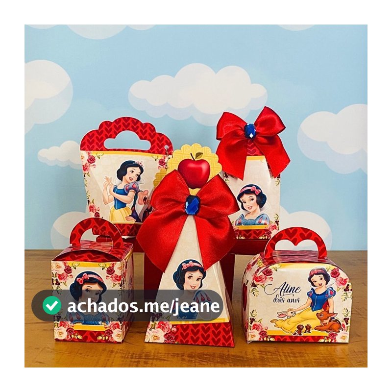 Kit Festa BRANCA DE NEVE Personalizados | Lembrancinhas | Festa infantil | Aniversário
