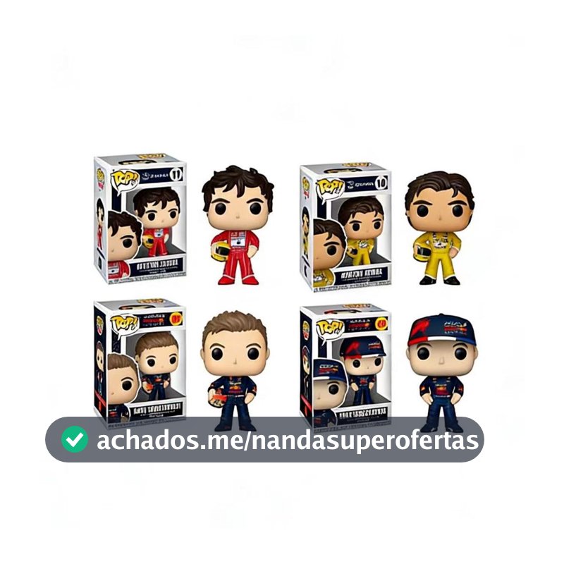 Boneco Funko Pop! Racing McLaren Formula 1  Ayrton Senna
