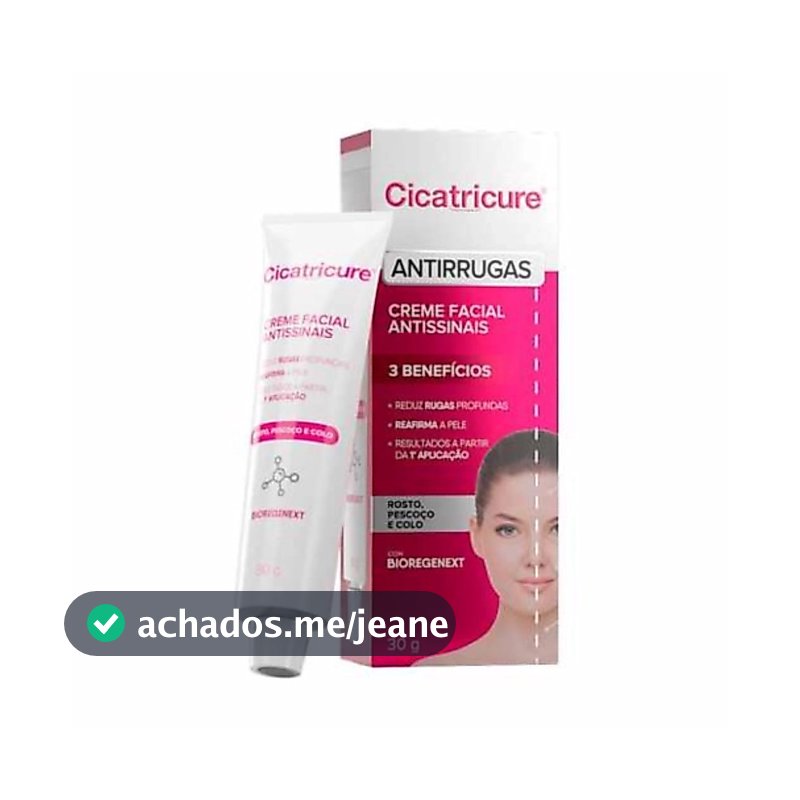 Cicatricure Antissinais Creme Facial com 30g