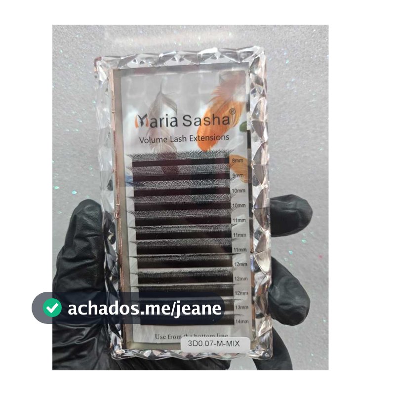 CÍLIOS MARIA SASHA 3D, 4D 5D curvatura M - ENVIO IMEDIATO
