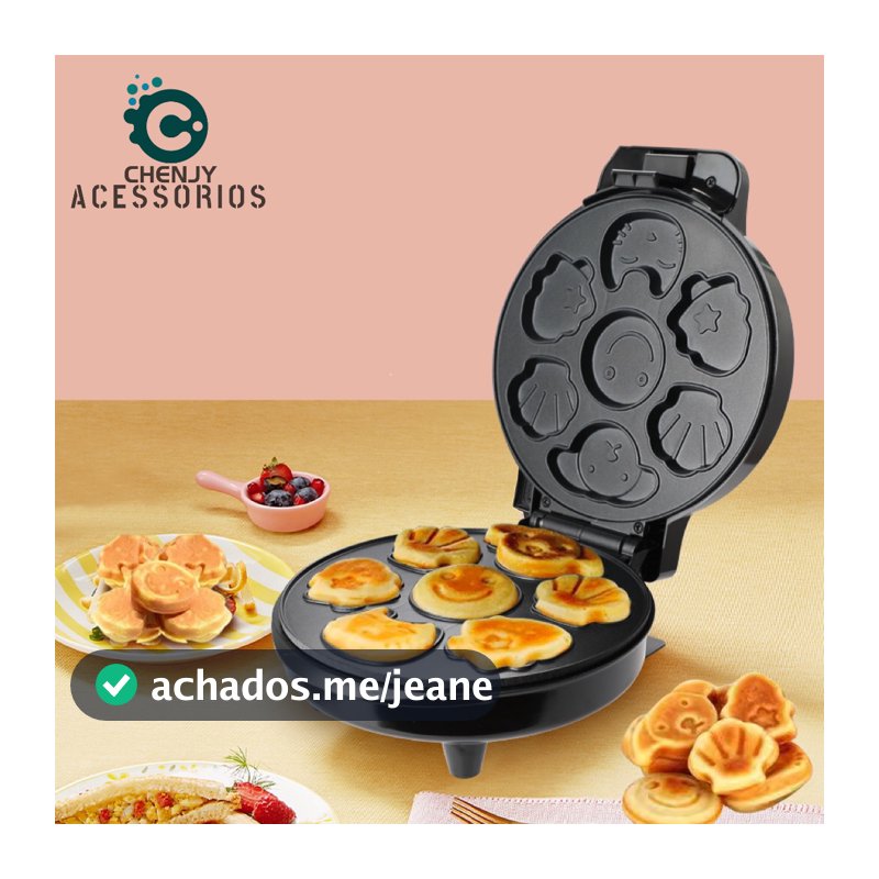 Máquina De Fazer Bolinho Cake Mini Waffle Bichinhos Elétrica 110v Envio Imediato APENAS 110V!!!!!!!!!!!!!!!!!!!!!!!!!!!!