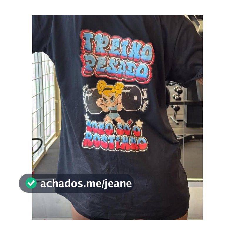 Camiseta Academia Feminina Treina Pesado 100% Algodão