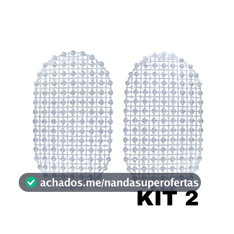 Kit 2 Tapetes Antiderrapantes Banheiro Box Chuveiro PVC Ventosas