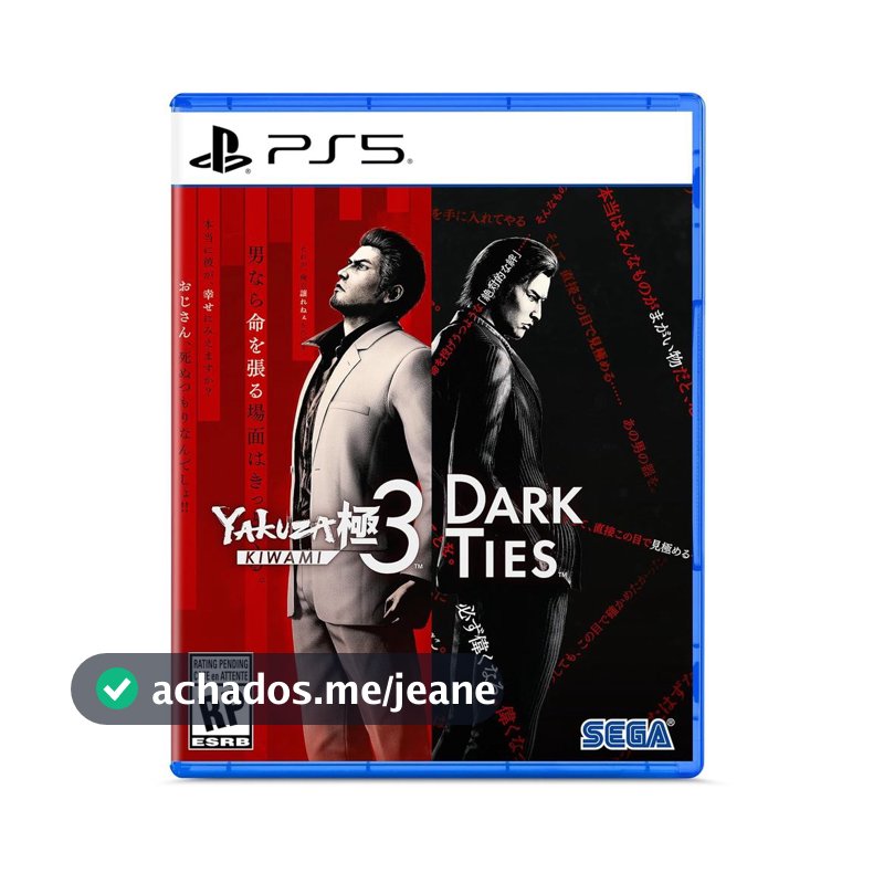 Yakuza Kiwami 3 & Dark Ties PS5 Midia Fisica