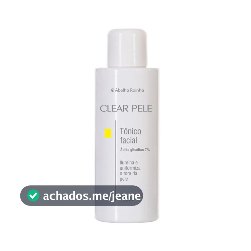 Abelha Rainha Clear Pele Tônico Facial com Ácido Glicólico - 120ml