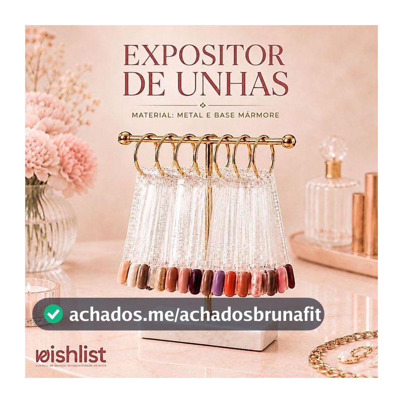 Expositor de Unha Suporte de Unha Postiça Suporte de Unhas Postiças Organizador de Unha Organizador Nails