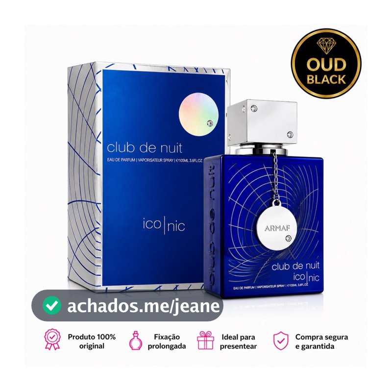 Original Perfume Clube De Nuit Iconic Armaf - Eau De Parfum 105 ML