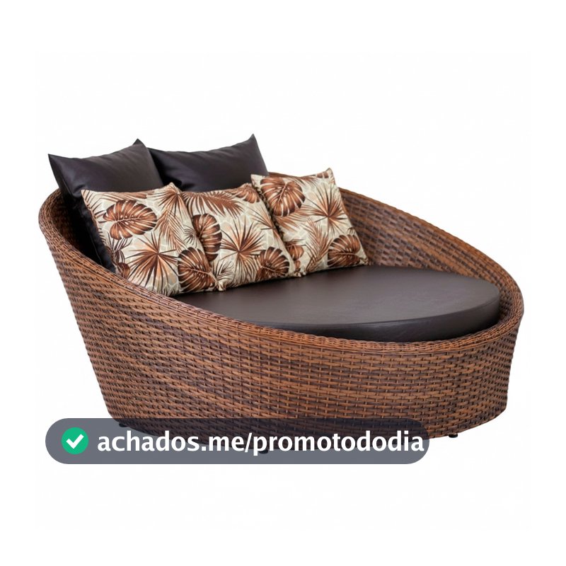 Chaise Sofá Livia Para Varanda Jardim Piscina Trama Original