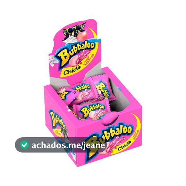 Chiclete Bubbaloo Tutti Frutti Com 60 Unidades De 5g