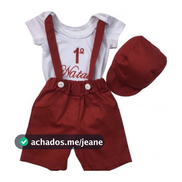 Conjunto roupa bebe menino natal