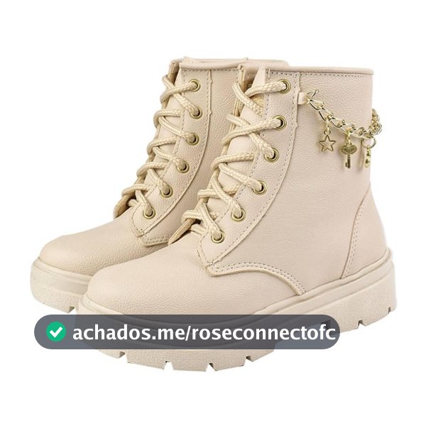 Bota Coturno Infantil Menina Estilo Bloguerinha Casual Passeio Dia a Dia