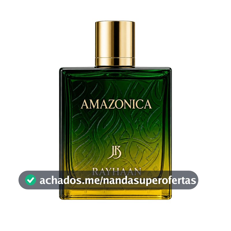 Perfume Arabe Rayhaan Amazonica Junior Barreiros JB - 100 ML