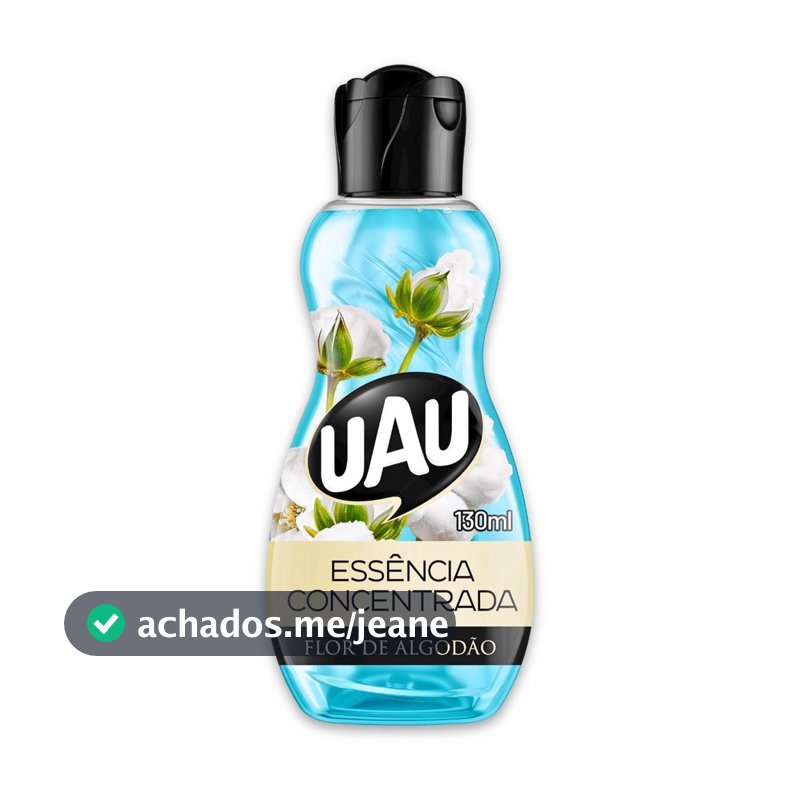 Essência Concentrada 130ml UAU Perfumes Flor de Algodão