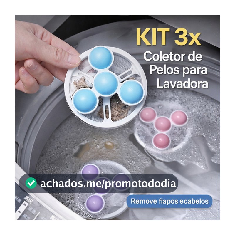 3-1 Filtro Coletor Pelos Máquina Lavar Roupa Fiapos Pet Reutilizável Flutuante Anti Pelos