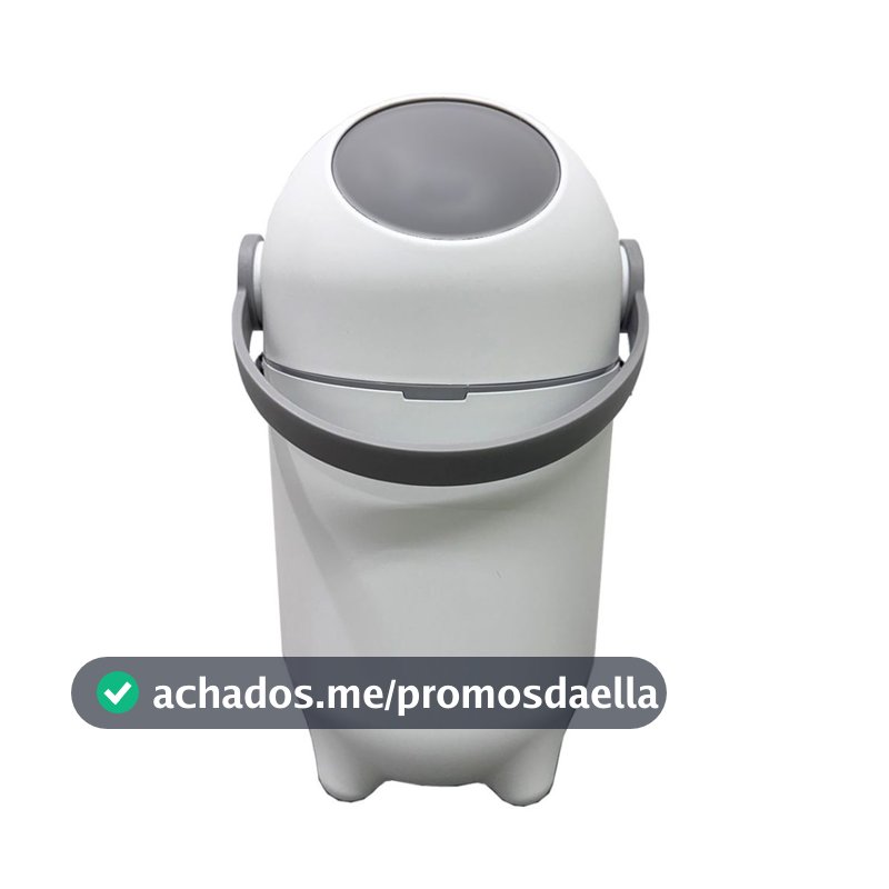 Lixeira Anti-Odor para Fraldas 10L Gato Panda | Vedação Total, Design Fofo e Compacto