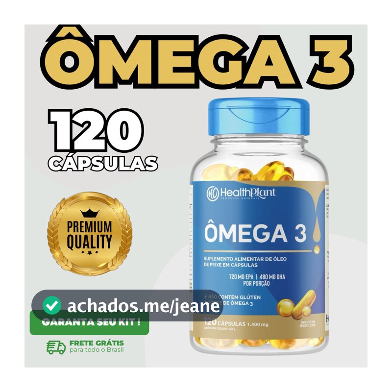 Omega 3 1400mg Super Concentrado 120 Cápsulas