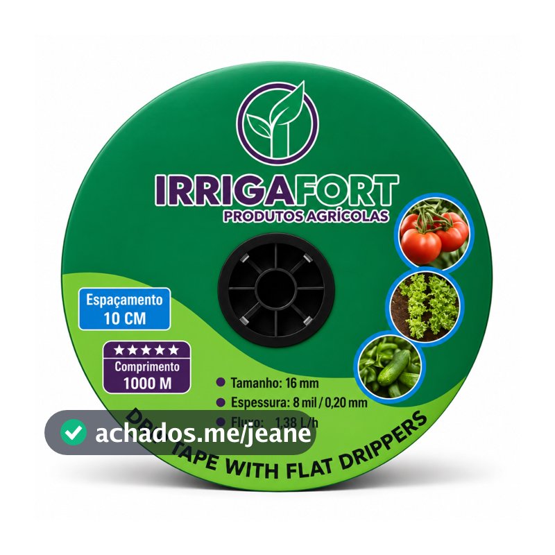 Mangueira Gotejamento 1000mt Espaçamento 10cm IRRIGAFORT