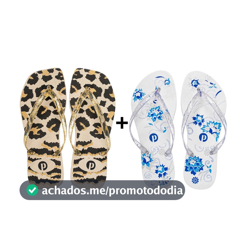 Kit Chinelo Feminino Confortável Macio Verão
