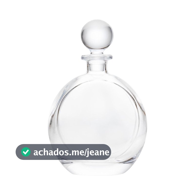 Garrafa para Whisky 700ml Vidro Wolff Licoreira Bar Em Casa Decoração Bebidas Drinks Presente Elegante Sofisticado Nobre
